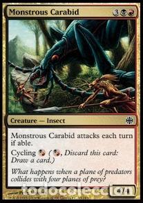 Trading Cards: Carta MTG-Carabo Mostruoso-Alara Reborn-ITA-EX-C- - Magic The Garthering