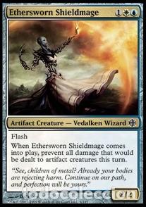 Trading Cards: Carta MTG-Eterica di Magiscudo-Alara Reborn-ITA-EX-Common- - Magic The Garthering