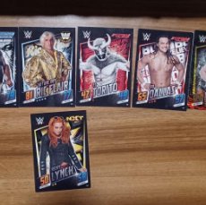 Trading Cards: 6 CARDS WWE RAW, TOPPS SLAM ATTAX. Lote 401556139