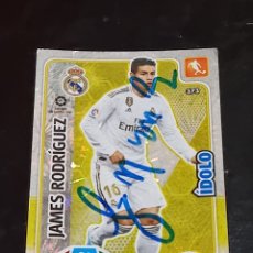Trading Cards: JAMES RODRÍGUEZ REAL MADRID FIRMADA ADRENALYN 19 20. Lote 401831694