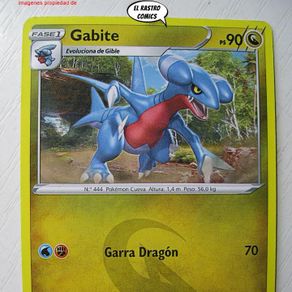 pokemon card gabite 69/122 BREAKpoint MP TCG variation to centering Gabite - 113/236
