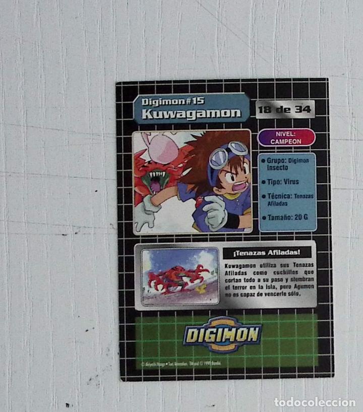 Trading cards: digimon trading card 18 de 34 - Foto 2