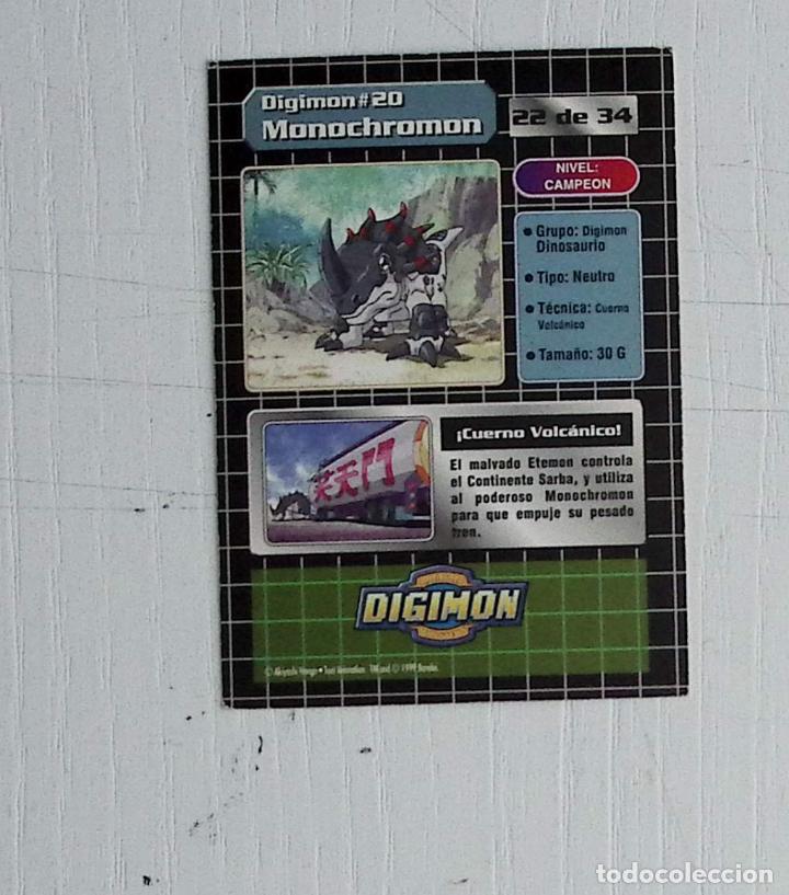 Trading cards: digimon trading card 22 de 34 - Foto 2
