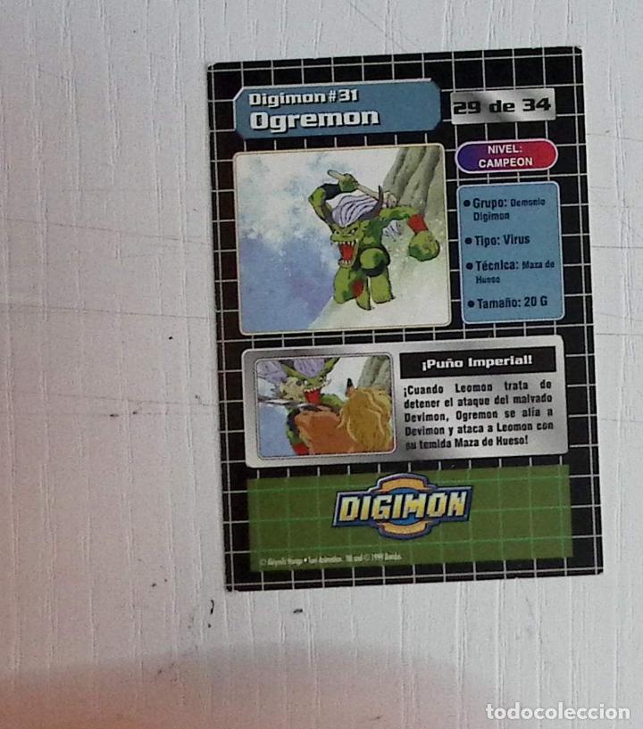 Trading cards: digimon trading card 29 de 34 - Foto 2