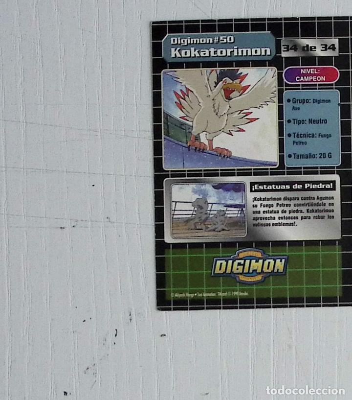 Trading cards: digimon trading card 34 de 34 - Foto 2
