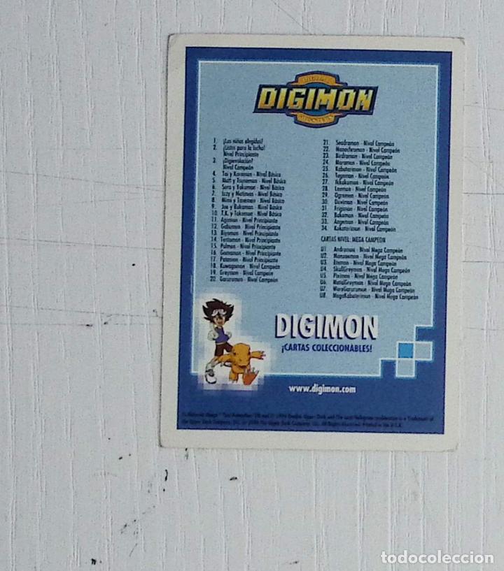 Trading cards: digimon trading card index card - Foto 2