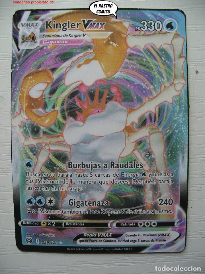 kingler vmax 029/172 pokemon 2022, espada y esc - Compra venta en  todocoleccion