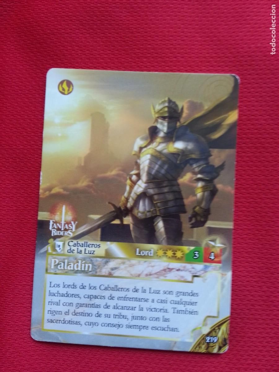 Trading cards: PALADIN - FANTASY RIDERS 219 - Foto 1