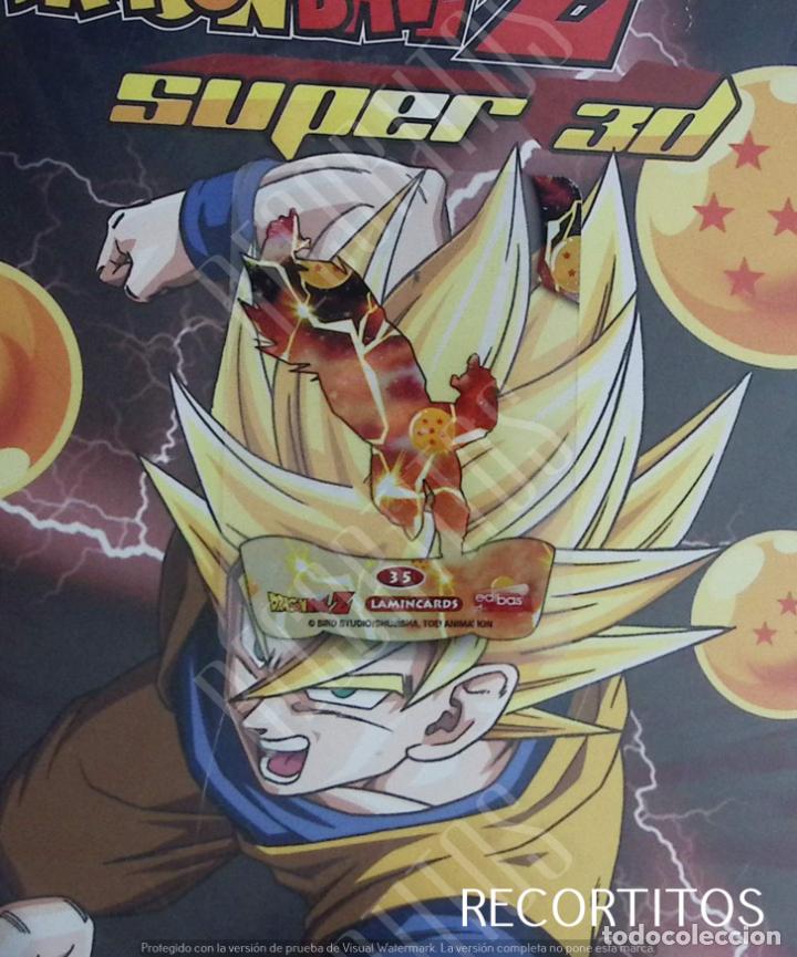 Trading cards: dragon ball lamincards edibas super 3d n 35 - Foto 2