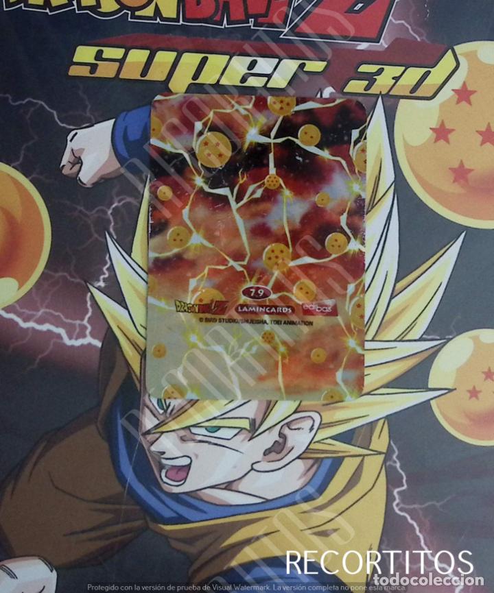 Trading cards: dragon ball lamincards edibas super 3d n 79 - Foto 2