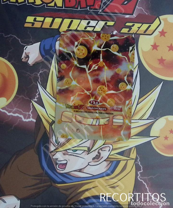 Trading cards: dragon ball lamincards edibas super 3d n 126 - Foto 2