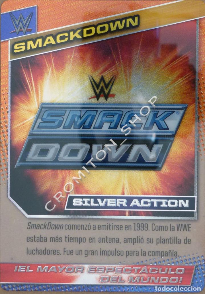 Trading cards: N&ordm; 003 SMACK DOWN SILVER ACTION WWE 2015 PANINI - Foto 1