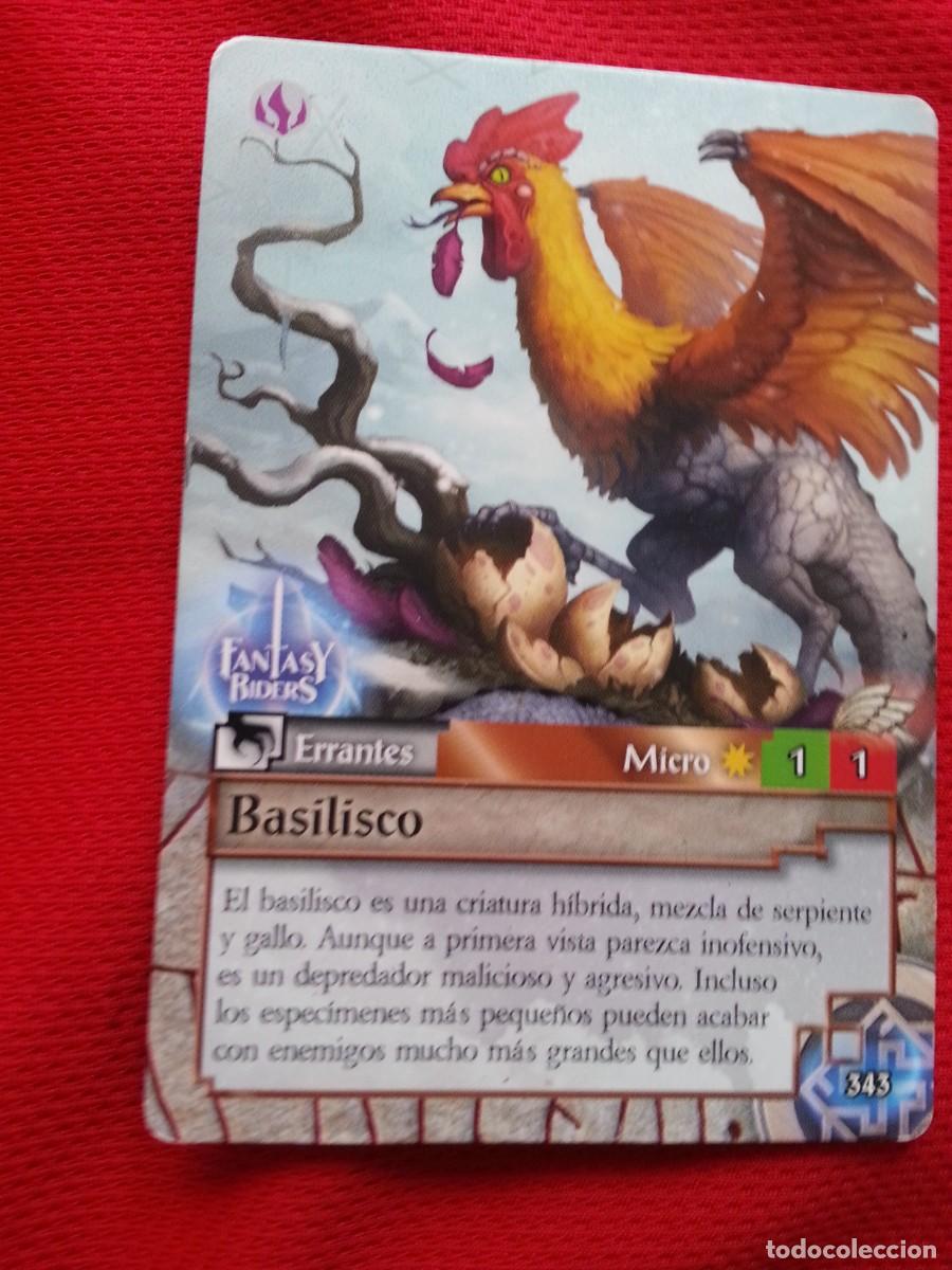 Trading cards: BASILISCO - FANTASY RIDERS 343 - Foto 1
