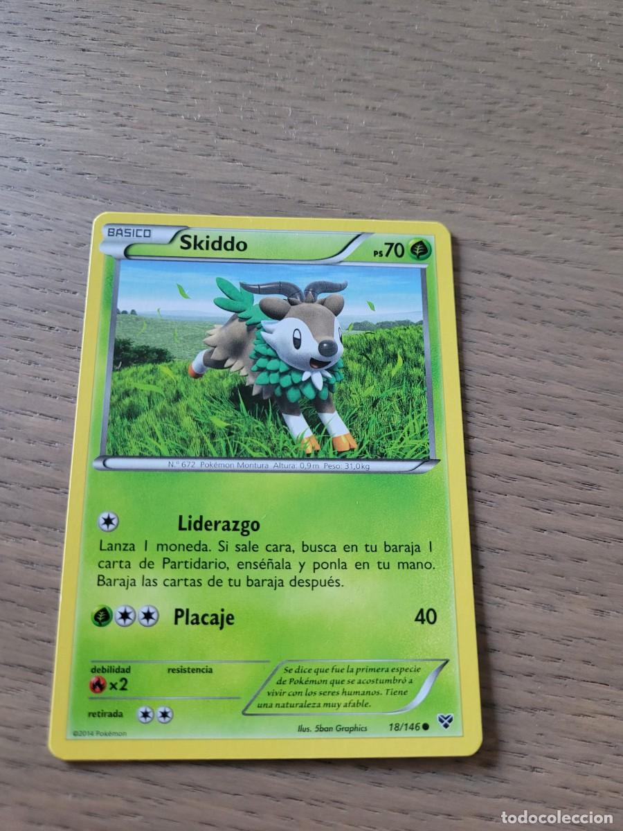 Trading cards: POKEMON XY SERIES 1 ORIGINAL CASTELLANO 18/146 SKIDDO - Foto 1