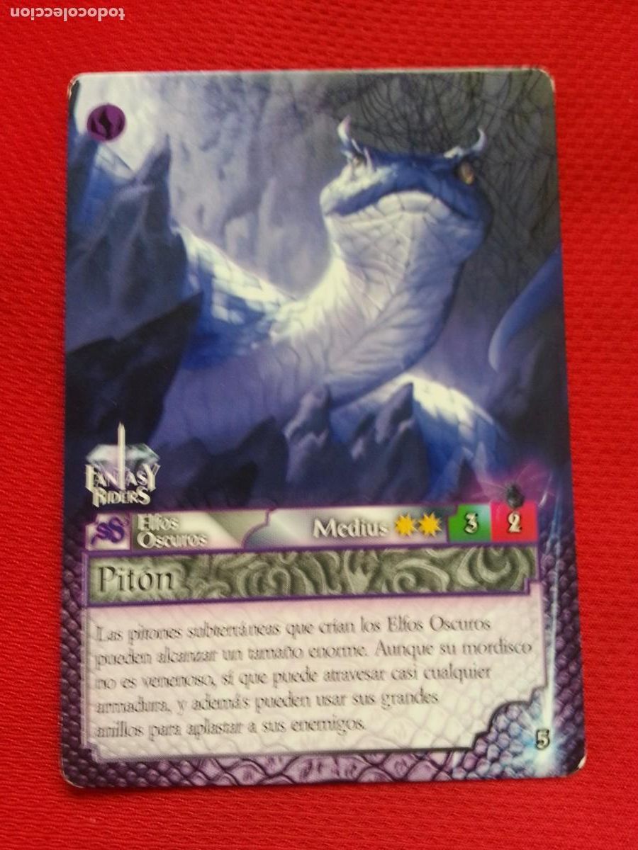 Trading cards: PITON - FANTASY RIDERS 5 - Foto 1