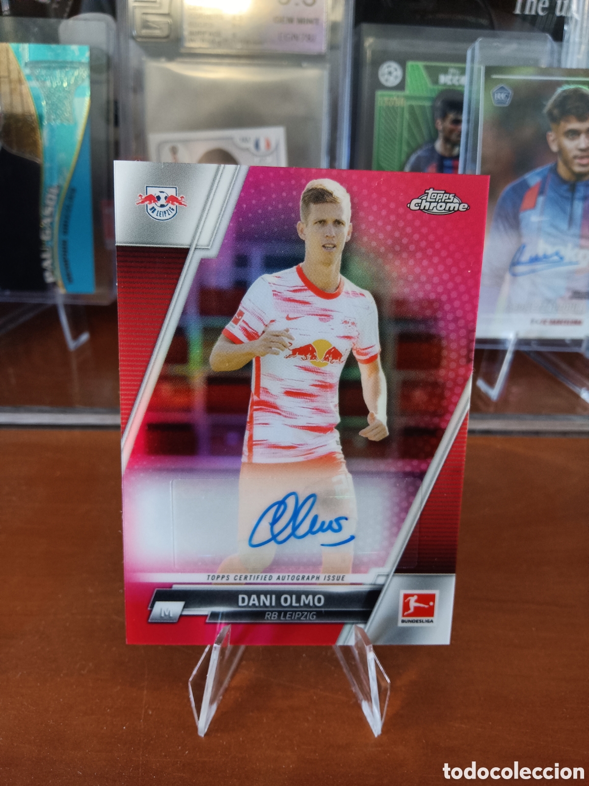 Trading cards: /150 Dani Olmo Topps Chrome aut&oacute;grafo numerada