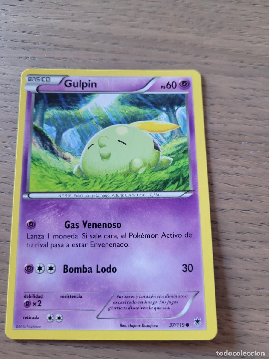 Trading cards: POKEMON XY 4 FUERZAS FANTASMALES ORIGINAL ESPA&Ntilde;OL 37/119 GULPIN