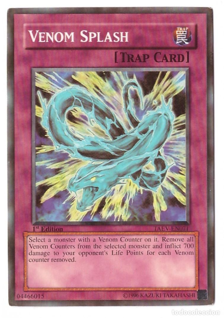 yu-gi-oh! venom splash taev-en071 trap ca - Buy Antique trading cards on todocoleccion yu-gi-oh! venom splash taev-en071 trap ca - Buy Antique trading cards on todocoleccion
