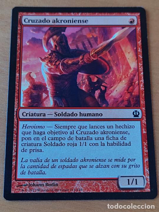 Trading Cards: CRUZADO AKRONIENSE # 111 2013 WIZARD COAST MAGIC CARDS CARTA ORIGINAL