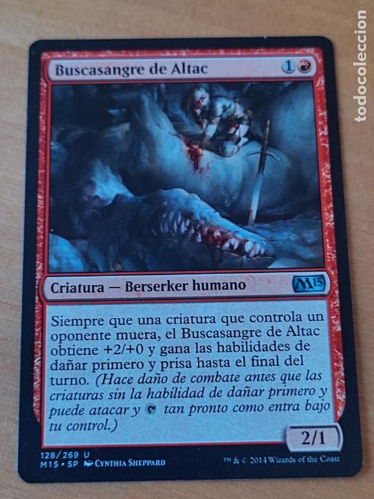 Trading Cards: BUSCASANGRE ALTAC # 128 2014 WIZARD COAST MAGIC CARDS CARTA ORIGINAL