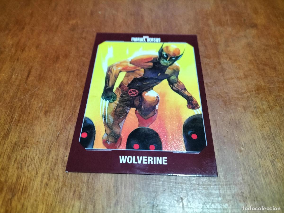 Cartas Colecion&aacute;veis: 80 WOLVERINE MARVEL VERSUS. PANINI. CARTA. CROMO. COMO NUEVA