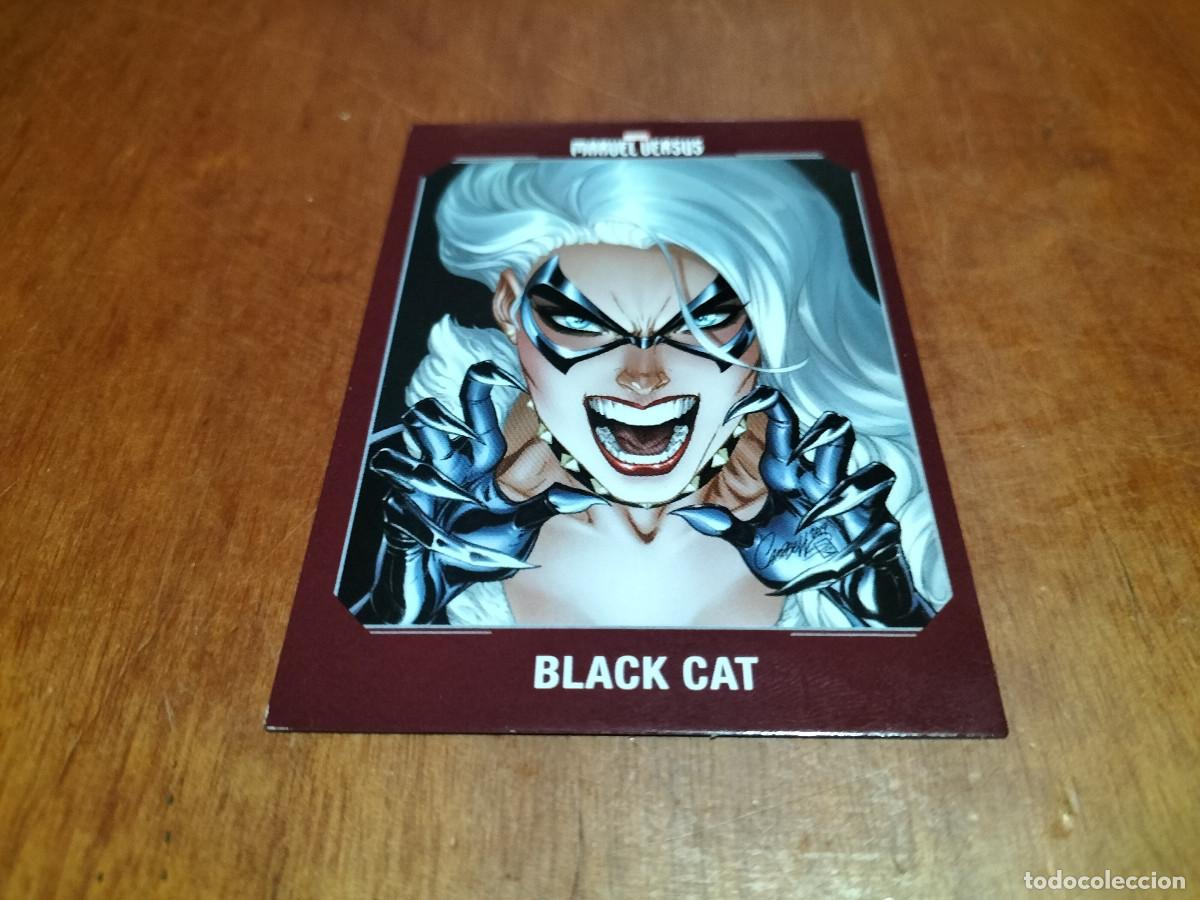Figurine Collezionabili: 4 BLACK CAT MARVEL VERSUS. PANINI. CARTA. CROMO. COMO NUEVA
