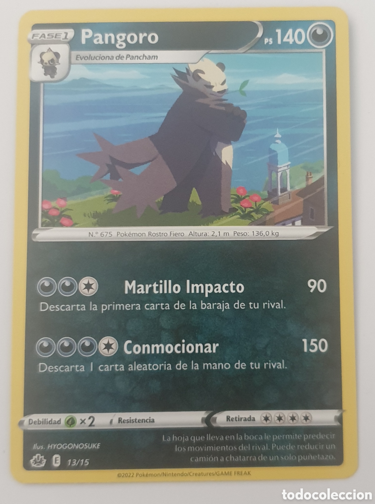 pangoro pokemon card mcdonalds - McDonald's Collection 2022 - Darkness Knocking Hammer (90) Discard the top card of your opponents deck carta pokemon pangoro mcdonals 2022