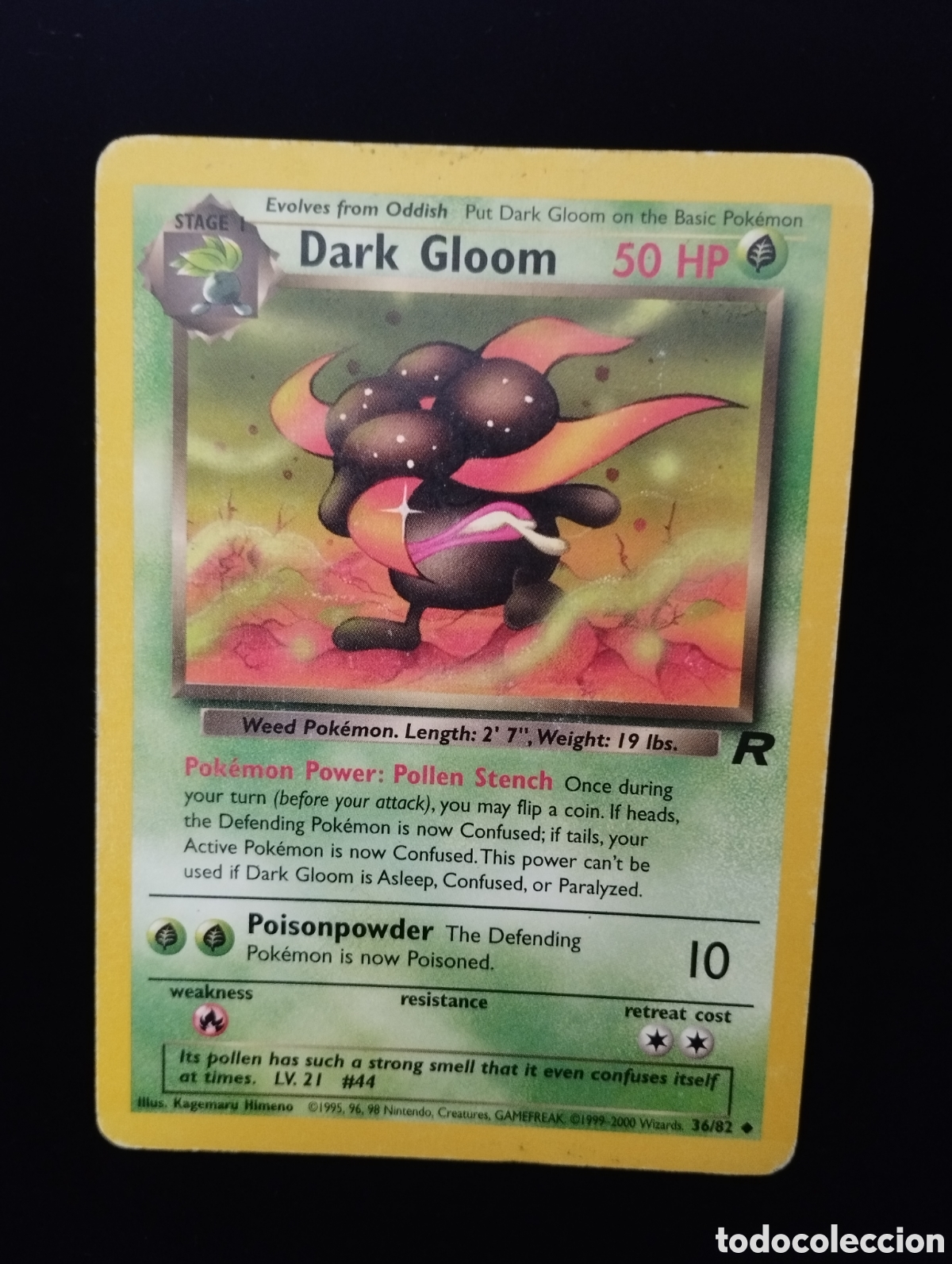 Trading cards: DARK GLOOM - INFRECUENTE - 36/82 - TEAM ROCKET - TCG - CARTA POKEMON