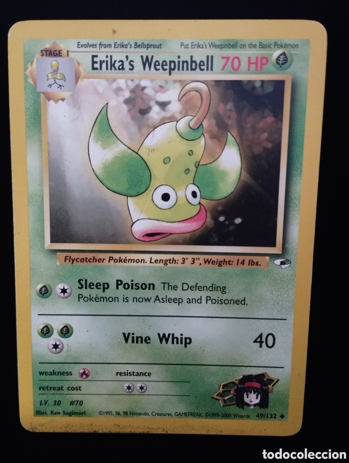 Trading Cards: ERIKA WEEPINBELL - INFRECUENTE - 49/132 - TCG - CARTA POKEMON