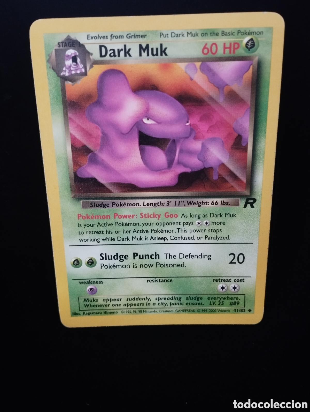 Trading Cards: DARK MUK - INFRECUENTE - 41/82 - TCG - CARTA POKEMON