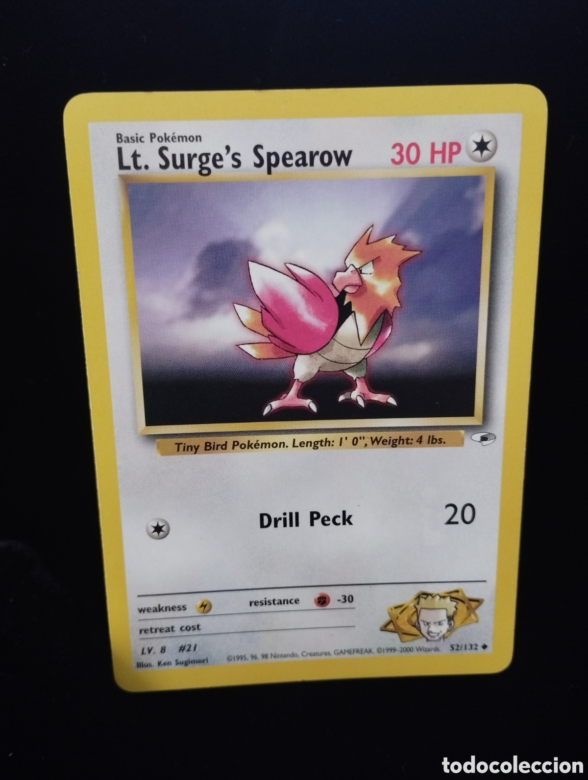 Trading Cards: Lt. Surge's Spearow - INFRECUENTE - 52/132 - TCG - CARTA POKEMON