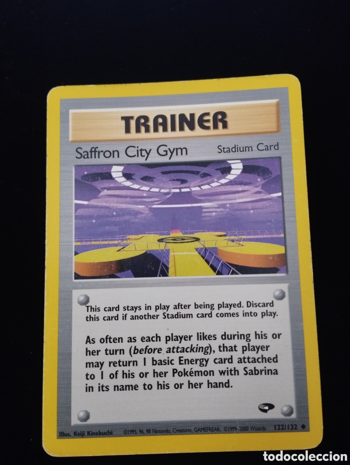 Trading Cards: SAFFRON CITY GYM - INFRECUENTE - 122/132 - TCG - CARTA POKEMON