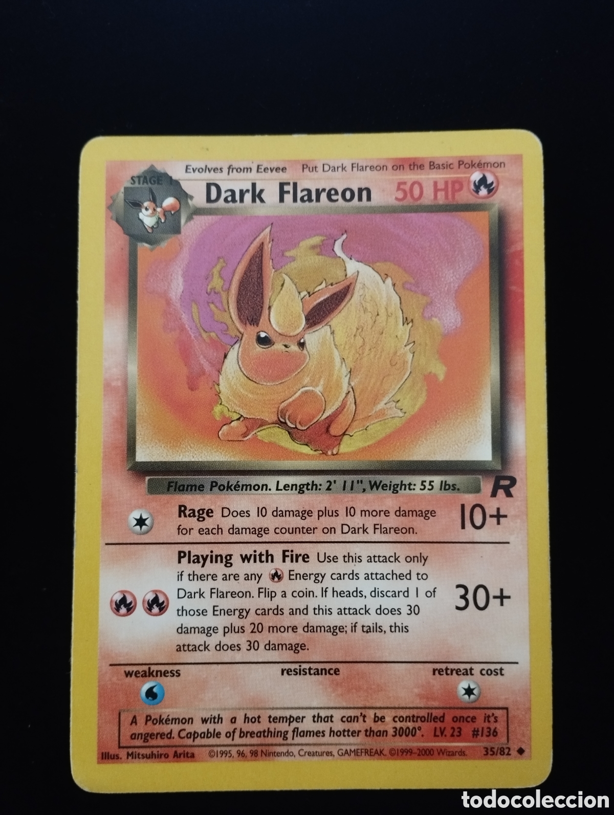 Trading Cards: DARK FLAREON - INFRECUENTE - 35/82 - TCG - CARTA POKEMON