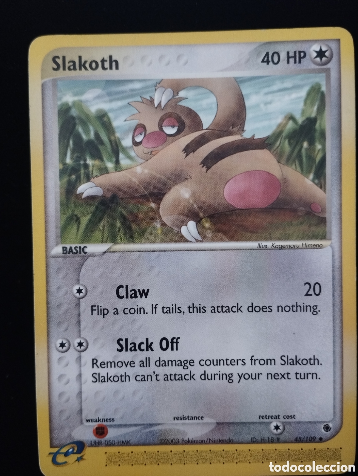 Trading Cards: SLAKOTH - INFRECUENTE - 45/109 - TCG - CARTA POKEMON