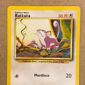 1995 rattata pokemon card 66/108 XY Evolutions Common TCG Kawaii Collector Common Card Type 1996 Pokemon Japanese Red Poker