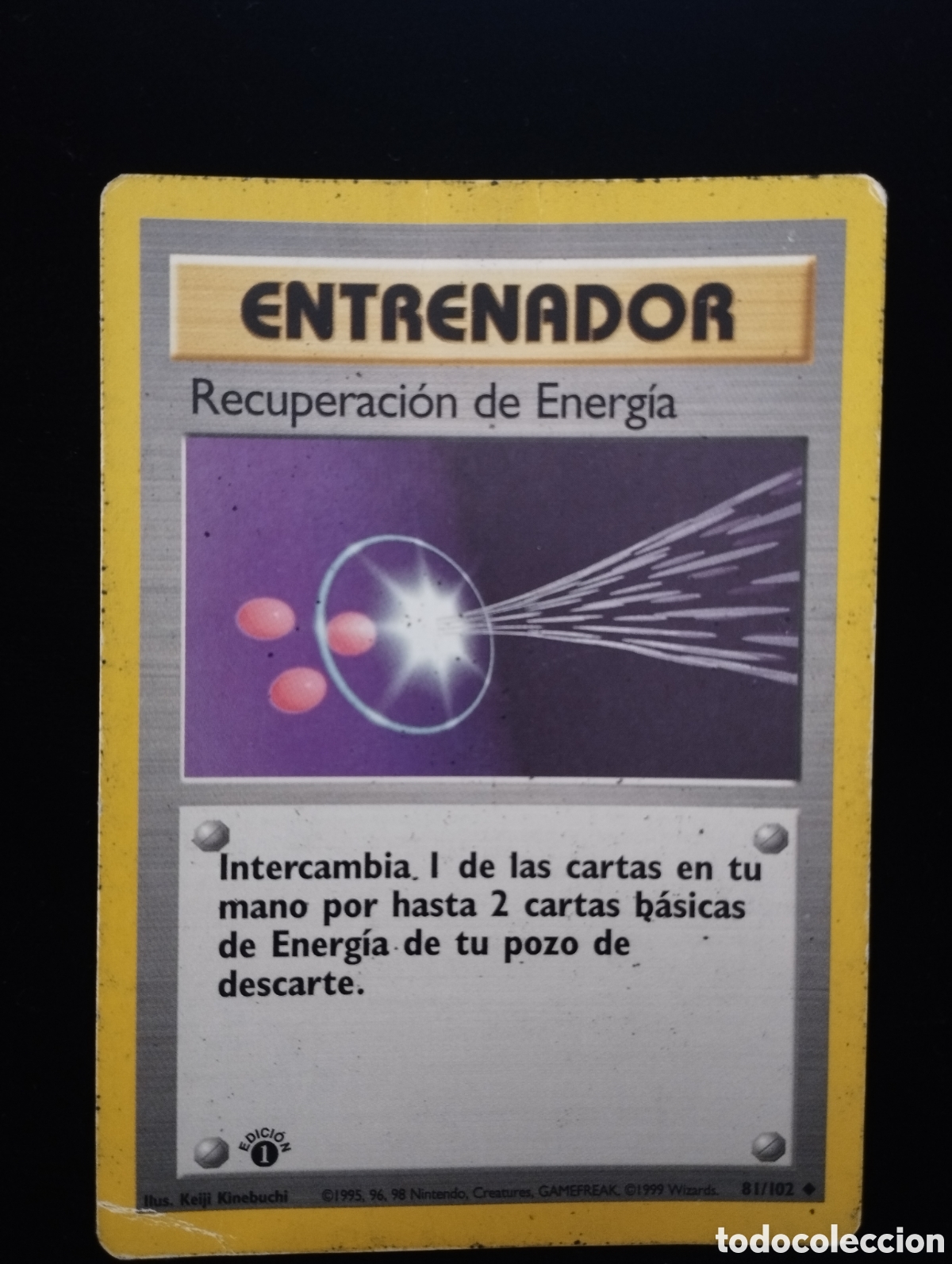 Trading Cards: RECUPERACI&Oacute;N DE ENERG&Iacute;A - INFRECUENTE - 81/102 - TCG - CARTA POKEMON