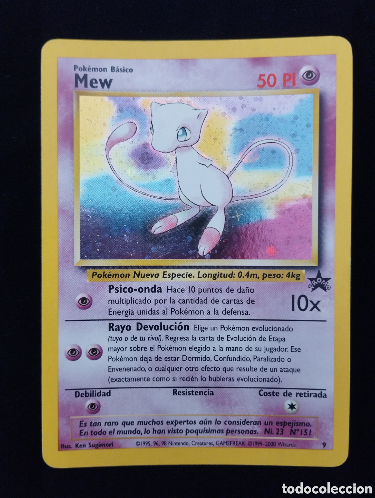 Trading Cards: MEW HOLO - PROMO - 9 - TCG - CARTA POKEMON