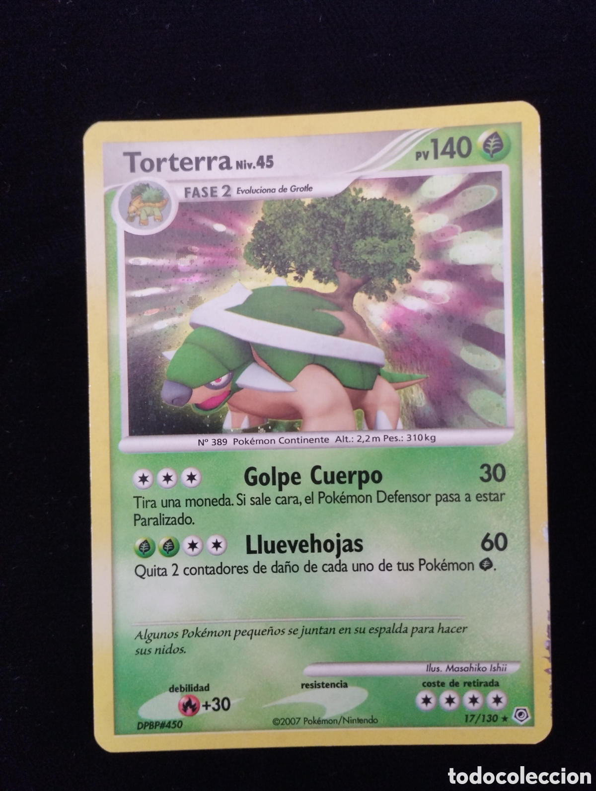 Trading Cards: TORTERRA - RARA - 17/130 - TCG - CARTA POKEMON