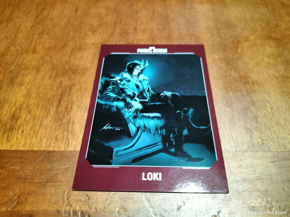 Trading cards: 42 LOKI MARVEL VERSUS. PANINI. CARTA. CROMO. COMO NUEVA - Foto 1