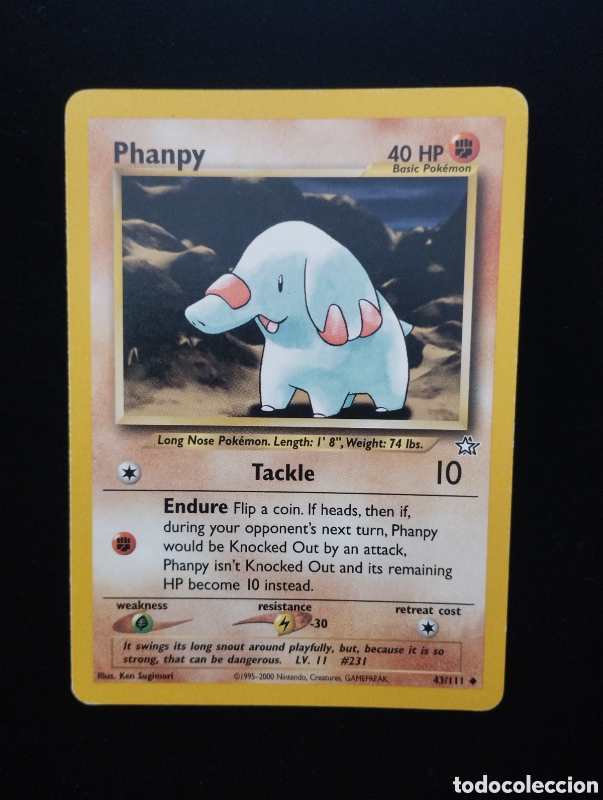 Trading Cards: PHANPY - INFRECUENTE - 43/111 - TCG - CARTA POKEMON