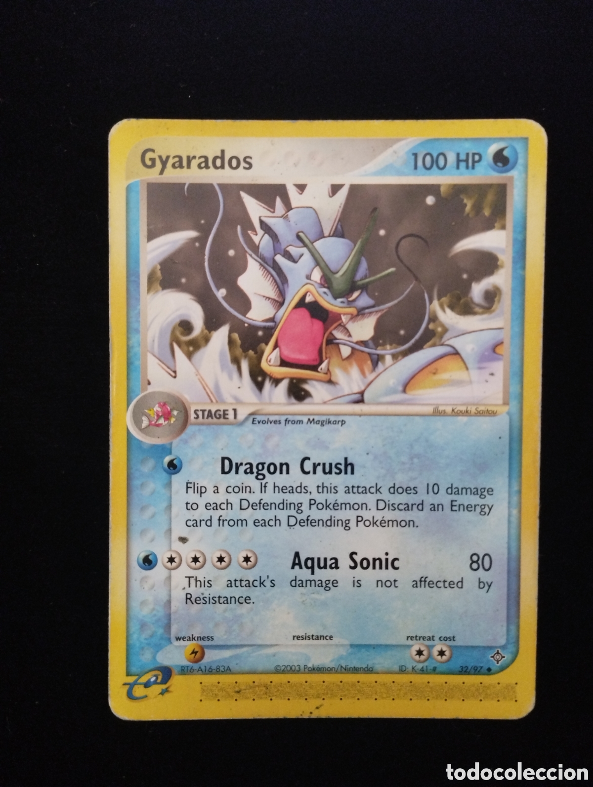 Trading Cards: GYARADOS - INFRECUENTE - 32/97 - TCG - CARTA POKEMON