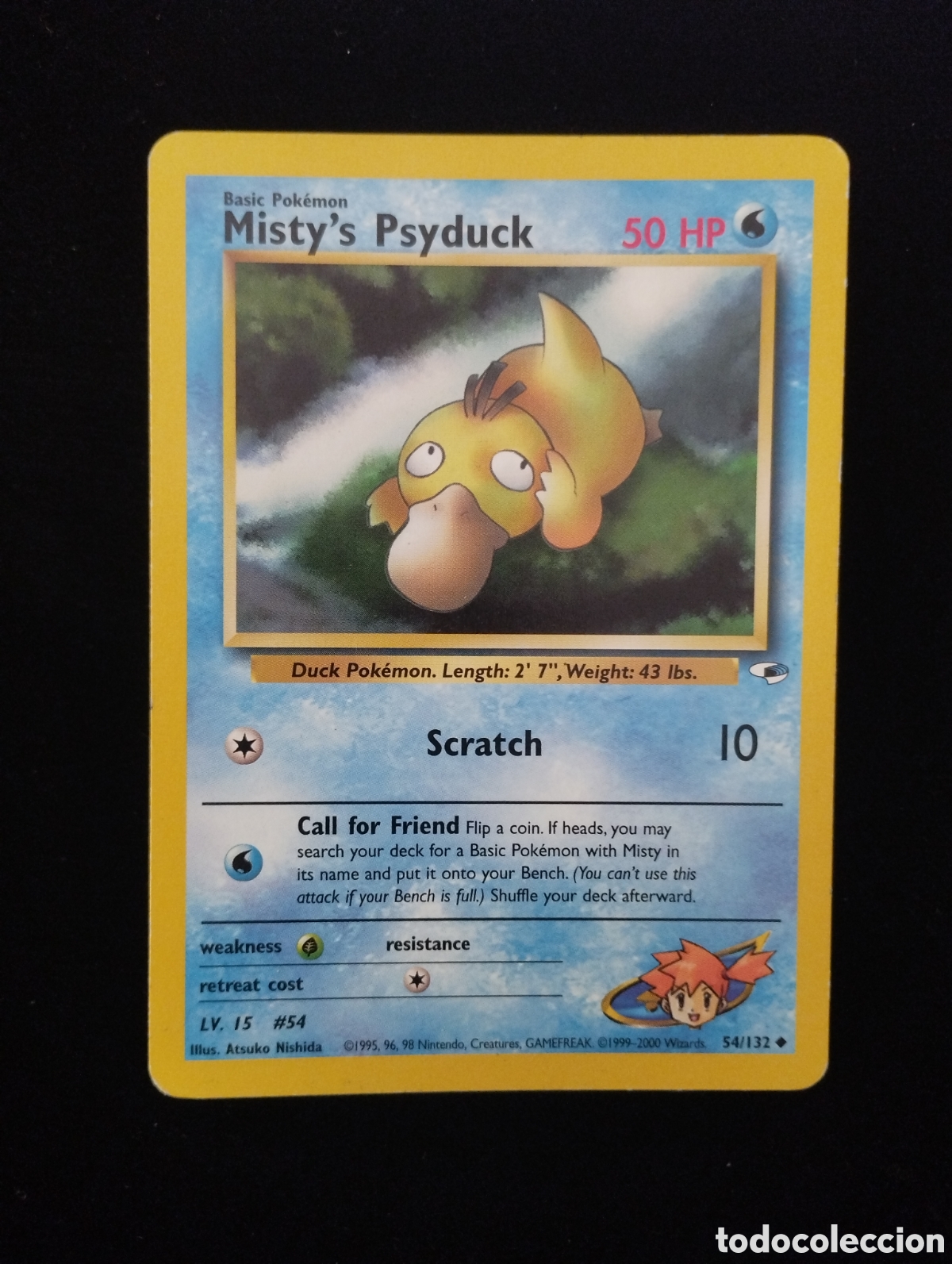 Trading Cards: MISTY'S PSYDUCK - INFRECUENTE - 54/132 - TCG - CARTA POKEMON