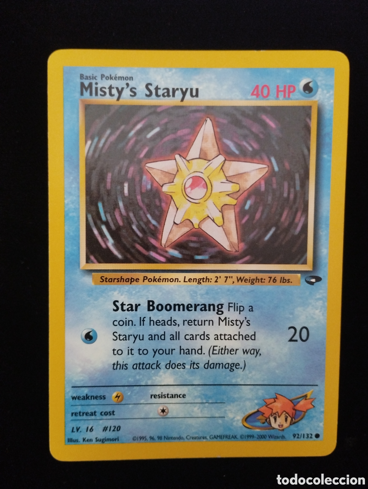 Trading Cards: MISTY'S STARYU - COM&Uacute;N - 92/132 - TCG - CARTA POKEMON