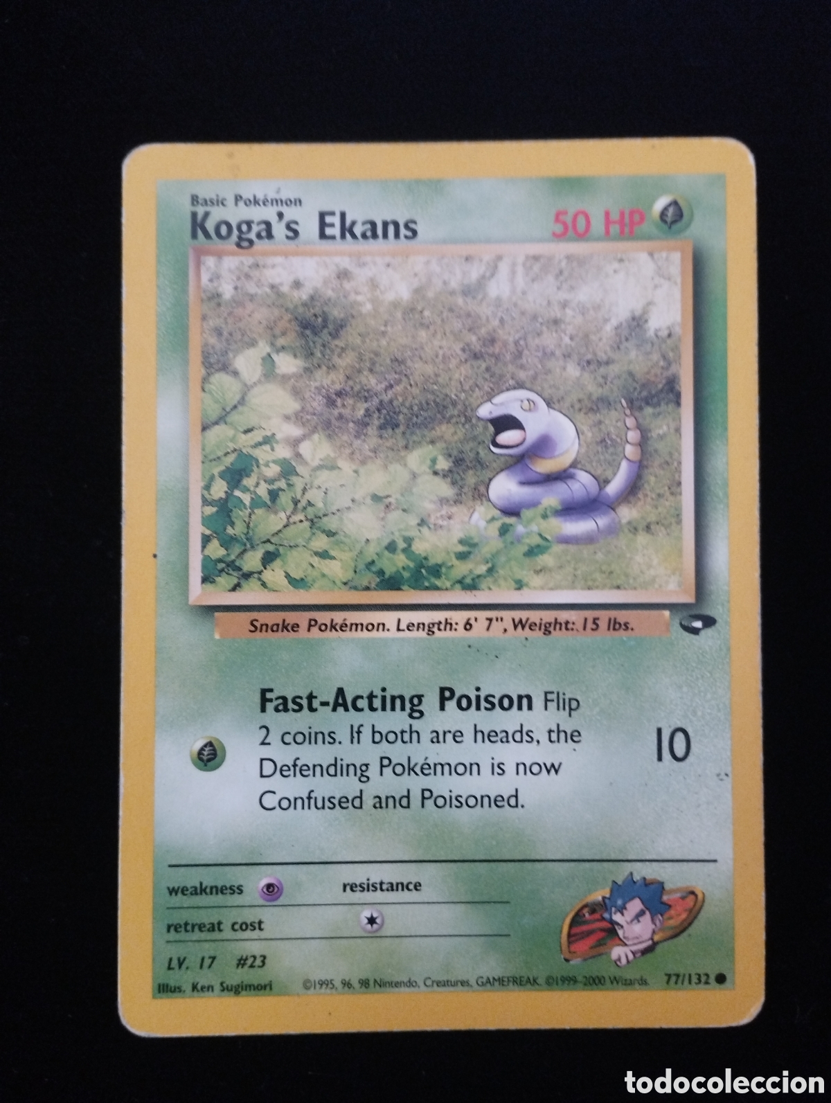 Trading Cards: KOGA'S EKANS - COM&Uacute;N - 77/132 - TCG - CARTA POKEMON