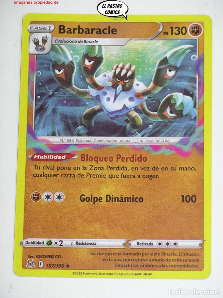 barbaracle 107/196 pokemon 2022, espada y escud - Compra venta en  todocoleccion