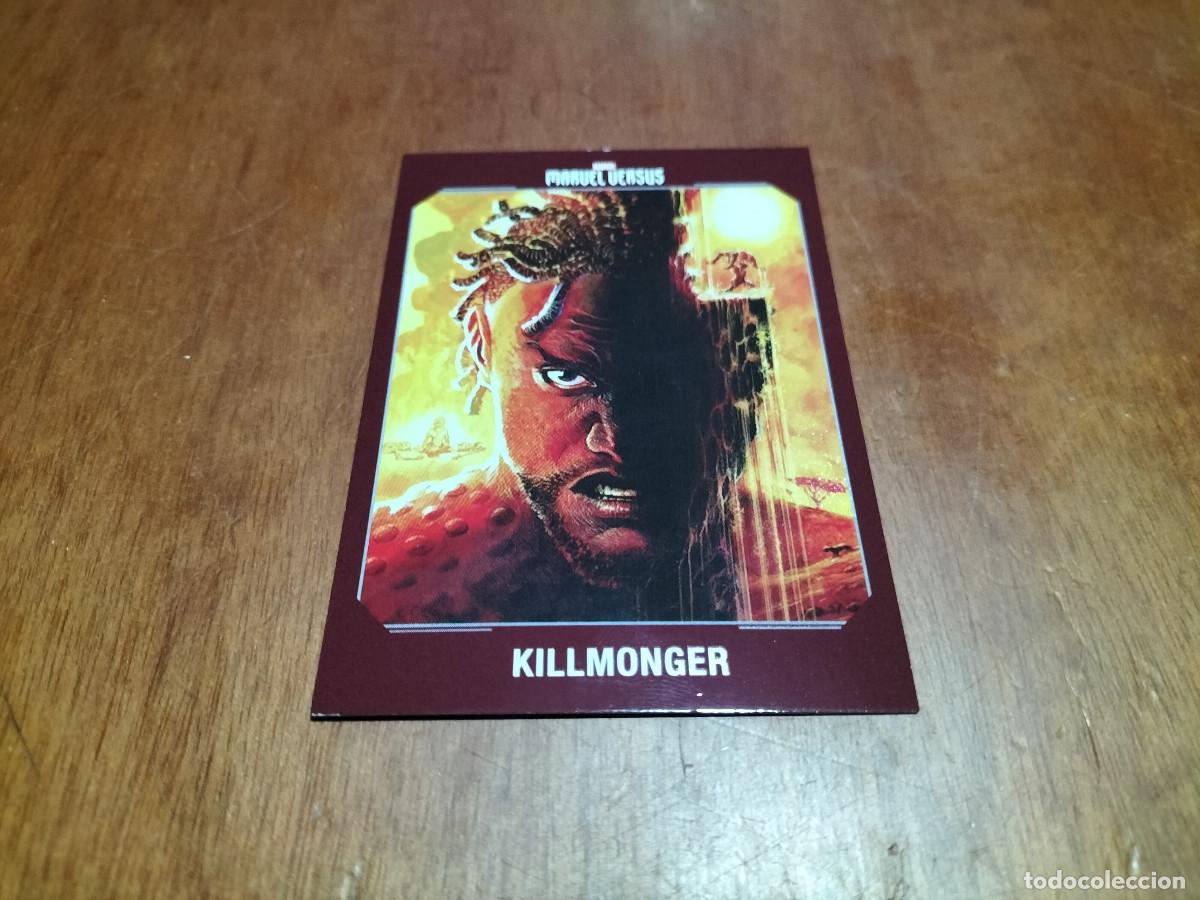 Trading cards: 39 KILLMONGER. MARVEL VERSUS. PANINI. CARTA. CROMO. COMO NUEVA - Foto 1