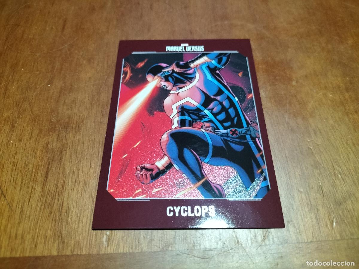 Trading cards: 12 CYCLOPS. MARVEL VERSUS. PANINI. CARTA. CROMO. COMO NUEVA - Foto 1
