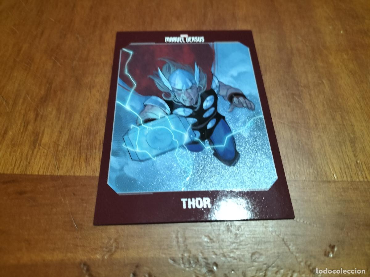 Trading cards: 74 THOR. MARVEL VERSUS. PANINI. CARTA. CROMO. COMO NUEVA - Foto 1