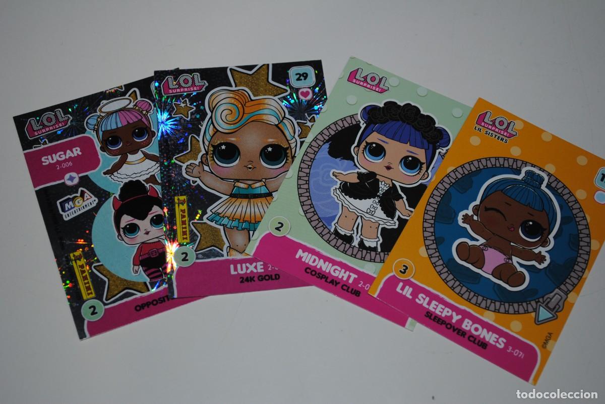 Trading cards: 4 CROMOS - LOL - PANINI - Foto 1