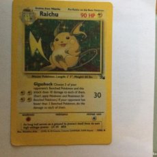 Trading Cards: CARTA POKEMON RAICHU FOSSIL 14